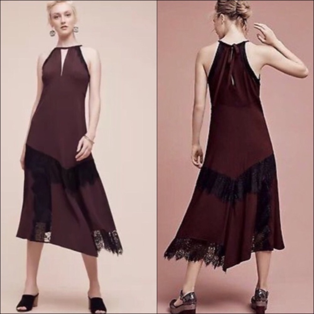 Anthropologie moulinette soeurs halter dress size 4